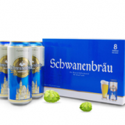 Schwanenbräu 天鹅堡 小麦啤酒 500ml 8听 礼盒装