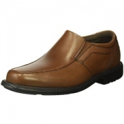 ROCKPORT 乐步 Style Crew Moc Toe 男士休闲皮鞋