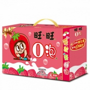 旺旺 旺仔儿童牛奶饮料O泡果奶礼盒草莓味125ml*32