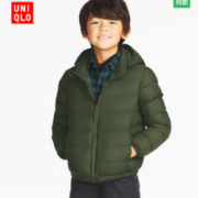 UNIQLO 优衣库 童装/男童 轻型WARM PADDED连帽外套 400059