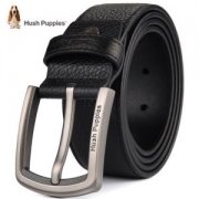 美国 暇步士 Hush Puppies 51mm宽 男士双色头层牛皮腰带