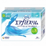 超值价！苏菲 轻薄日用卫生巾21cm26片*2包+护发素