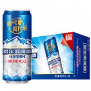 Harbin 哈尔滨 冰纯啤酒 500ml*18听+北京啤酒 8度纯生 330ml*24听