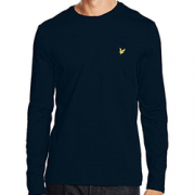 中亚Prime会员！Lyle & Scott 苏格兰金鹰 男士纯棉长袖T恤
