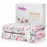 彩虹 双人一键除螨电热毯1.6m*1.3m