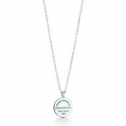 限Prime会员！Tiffany & Co 蒂芙尼 RETURN TO TIFFANY系列 简约圆形吊牌项链