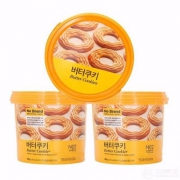 网易考拉海购：韩国进口，No Brand 黄油饼干 400克*3桶