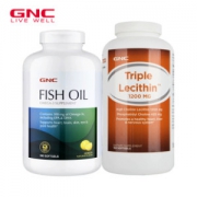 健安喜 GNC 深海鱼油 360粒+三重卵磷脂 180粒