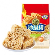 徐福记 奶油沙琪玛 香酥奶油味 营养早餐休闲零食下午茶点心470g 3包*2件