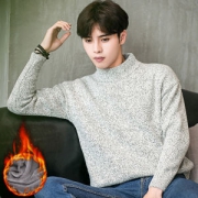 FT 半高领 男士韩版针织衫