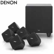 9日0点：天龙（DENON）SYS2020 音响 音箱 家庭影院5.1声道  卫星箱 音响套装 音箱套装 带低音炮 黑色