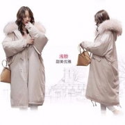 天猫商城：Yaloo 雅鹿2018新款 潮流加厚大毛领中长款羽绒服