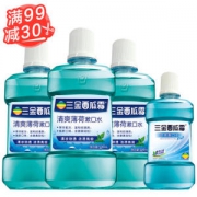 三金 西瓜霜漱口水500ml*3瓶+235ml