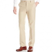 TOMMY HILFIGER Flat-Front 男士直筒休闲裤