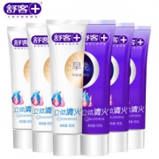 舒客 成人早晚牙膏组合套装65g*6支