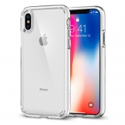 天猫商城：苹果品牌发布会推荐品牌，Spigen iPhone X新款 防摔透明全包硅胶软壳