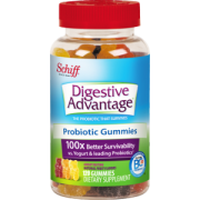 美国原产 Schiff Digestive 益生菌软糖 120粒 调理肠胃
