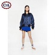 C&A CA200195570 女士缎面棒球服    169.5元包邮（需用券）