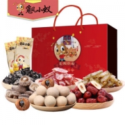觅风小蚁 干货礼盒 香菇木耳桂圆腊肠组合 1658g