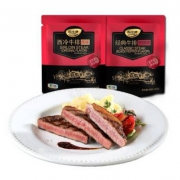 京东商城：限地区 中粮家佳康 调理牛排套餐 1.2kg 西冷*5+黑椒*5