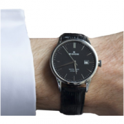 EDOX 依度 Les Vauberts系列 80081-3-NIN 自动机械男表
