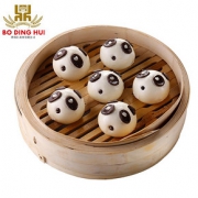 松软可口# 卡通速食港式早茶动物夹馅馒头40g*24个