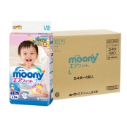 moony尤妮佳 婴儿纸尿裤 L54片*4包装