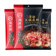 捞派 海底捞 清油麻辣火锅底料 正宗四川风味 220gx3包