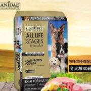 波奇商城：CANIDAE 卡比 全阶系列全犬粮原味配方狗粮30磅  赠Vitakraft卫塔卡夫肉干15g*10
