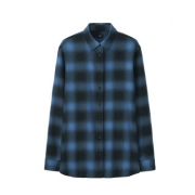 UNIQLO优衣库 女装法兰绒格子衬衫