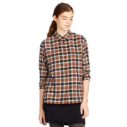 UNIQLO优衣库 女装法兰绒格子衬衫
