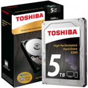 东芝(TOSHIBA)X300系列 5TB 7200转128M SATA3 台式机硬盘(HDWE150)