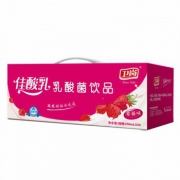 囤年货：卫岗 佳酸乳乳酸菌饮品草莓味250ml*20盒/礼盒装