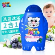 天猫商城：日本进口，德露宝 儿童无泪二合一沐浴露洗发水300ml