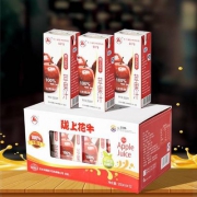 天猫商城：陇上花牛 100%天水花牛苹果汁 250ml*12盒