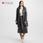 BCBGeneration 中长款 女修身连帽羽绒服 美国设计师品牌