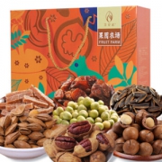 艾贝拉果园农场松鼠干果礼盒坚果大礼包坚果炒货礼盒1556g