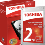 东芝（TOSHIBA） 2TB  P300系列 7200RPM 台式机硬盘