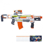 NERF Modulus 模块组装系列 B1539 ECS-10 软弹发射器+ MEGA系列 A9353 飓风发射器