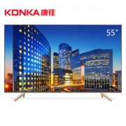 KONKA 康佳 LED55P6U 55英寸4K超高清 HDR64位 智能液晶电视（黑色）
