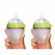可么多么（COMOTOMO）   婴儿硅胶奶瓶 150ml 两只装