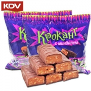 俄罗斯进口 KDV紫皮糖巧克力夹心糖 1斤