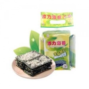 波力（POLI）海苔芝麻脆片48克 零食 特色小吃 *2件