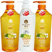 国货经典 蜂花 无硅油洗发水 550ml*2 +护发素550ml