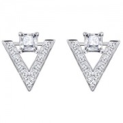 SWAROVSKI 施华洛世奇 5249350 白金色 V形耳钉 *3件