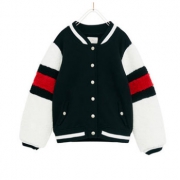 ZARA 女童撞色绒毛质感外套