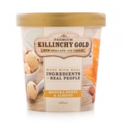 Killinchy Gold  柯林高德  新西兰进口 麦卢卡蜂蜜扁桃仁口味 冰淇淋 480ml  *2件