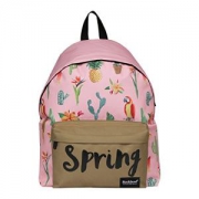 Rockland 洛克兰 女式 双肩背包休闲电脑包  Spring-锦上春 32*12*41cm