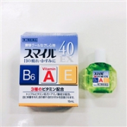 包邮包税：Lion 狮王 Smile 40EX 维生素促进眼睛修复 滴眼液 15ml*5个