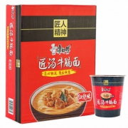 康师傅  匠汤牛腩杯面红烧味12杯/箱